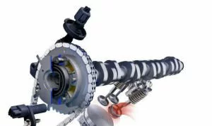 Sistema di distribuzione motore Ford V8 a tre valvole per cilindro